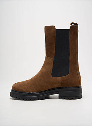 Bottines/boots nubuck talon de 4 à 6cm marron IMPACT femme