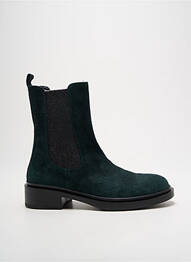 Bottines/boots nubuck talon de 4 à 6cm vert NIMAL femme