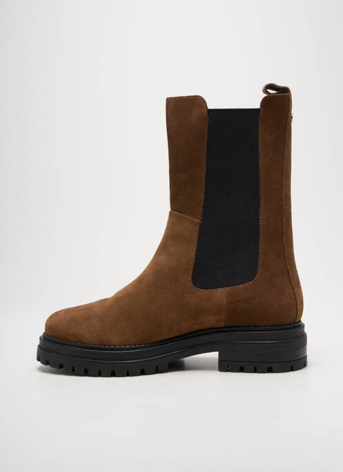 Bottines/boots nubuck talon de 4 à 6cm marron IMPACT femme