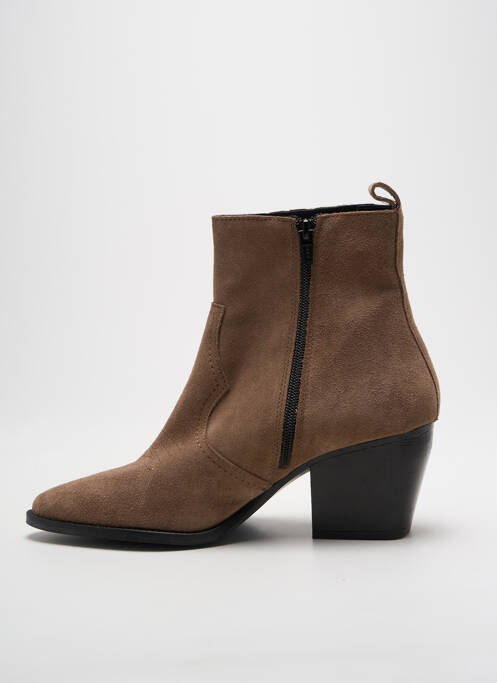 Bottines/Boots beige IMPACT femme