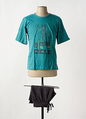 Pyjashort bleu MASSANA homme