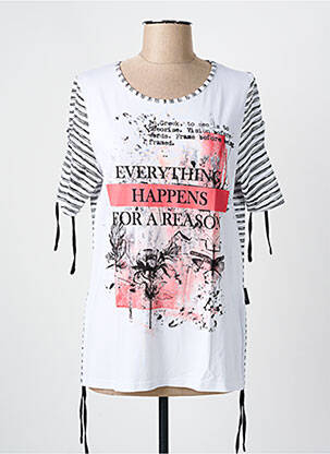 T-shirt stretch manches courtes noir CAPUCCINO femme