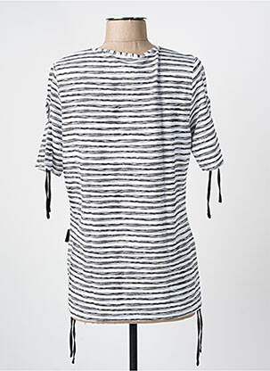 T-shirt stretch manches courtes noir CAPUCCINO femme
