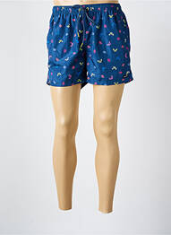 Short de bain imprimé fantaisie bleu MASSANA homme