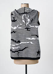 Gilet sans manche noir CAPUCCINO pour femme seconde vue