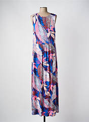 Robe longue bleu MASSANA pour femme seconde vue