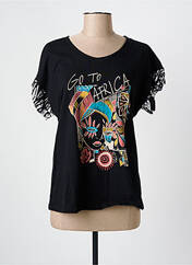T-shirt noir MASSANA pour femme seconde vue