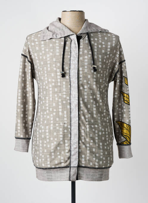 Veste casual poches vert CAPUCCINO femme