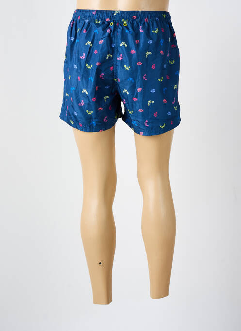Short de bain imprimé fantaisie bleu MASSANA homme