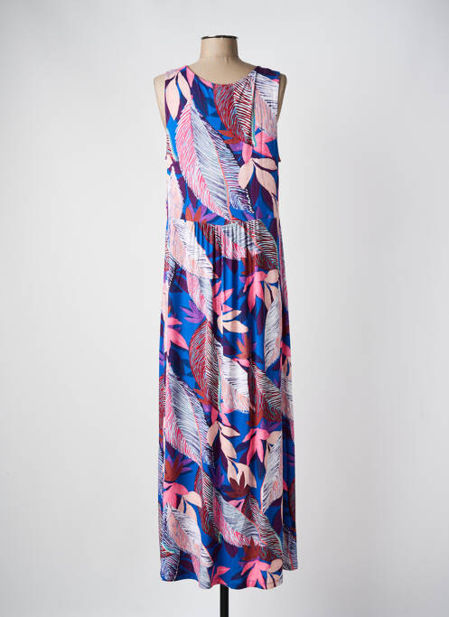 Robe longue bleu MASSANA pour femme