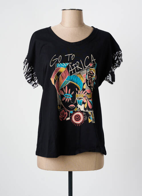T-shirt noir MASSANA pour femme