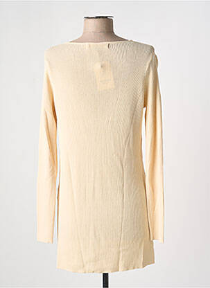 Pull tunique stretch manches longues beige NICE THINGS femme