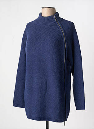 Gilet manches longues stretch bleu NICE THINGS femme
