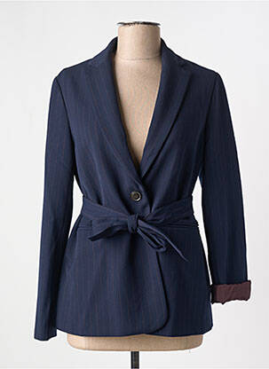 Blazer coupe cintrée bleu NICE THINGS femme