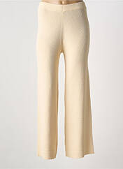 Pantalon flare beige NICE THINGS pour femme seconde vue