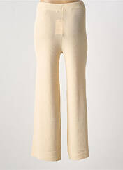 Pantalon flare beige NICE THINGS pour femme seconde vue
