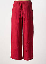 Pantalon large rouge NICE THINGS pour femme seconde vue