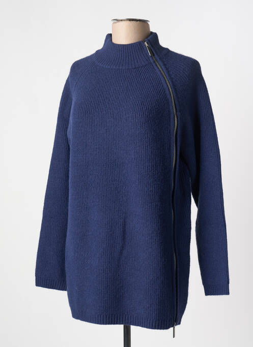 Gilet manches longues stretch bleu NICE THINGS femme