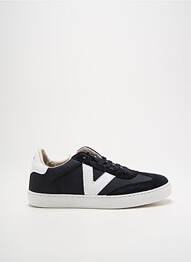 Baskets bout rond talon plat jusqu'à 3cm noir VICTORIA femme
