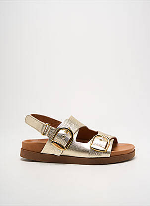 Sandales/nu pieds matière lisse talon plat jusqu'à 3cm or WE DO femme