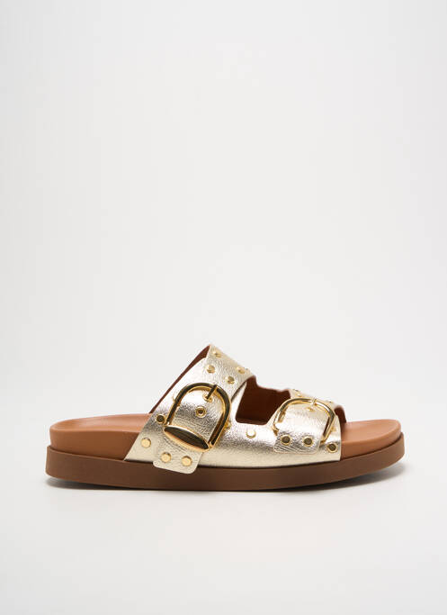 Mules/sabots fermeture boucle(s) talon plat jusqu'à 3cm or WE DO femme