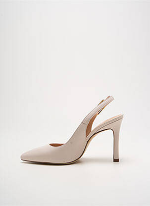 Escarpins fermeture boucle(s) talon de 7 à 9cm beige UNISA femme