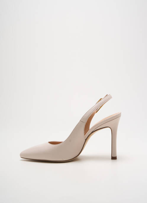 Escarpins fermeture boucle(s) talon de 7 à 9cm beige UNISA femme