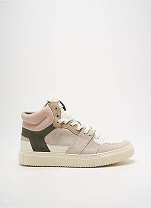 Baskets semelle amovible talon plat jusqu'à 3cm rose BLACKSTONE femme