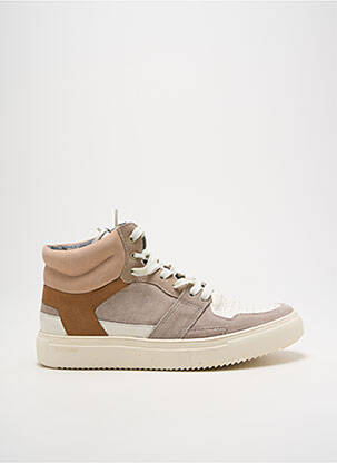 Baskets semelle amovible talon plat jusqu'à 3cm rose BLACKSTONE femme