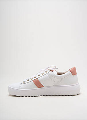 Baskets matière lisse talon de 4 à 6cm blanc BLACKSTONE femme