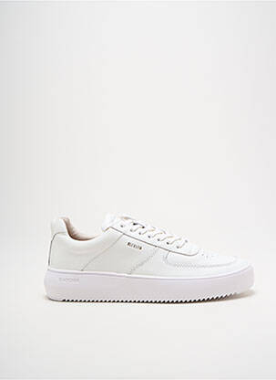 Baskets semelle amovible talon de 4 à 6cm blanc BLACKSTONE femme