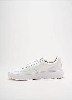 Baskets semelle amovible talon de 4 à 6cm blanc BLACKSTONE femme