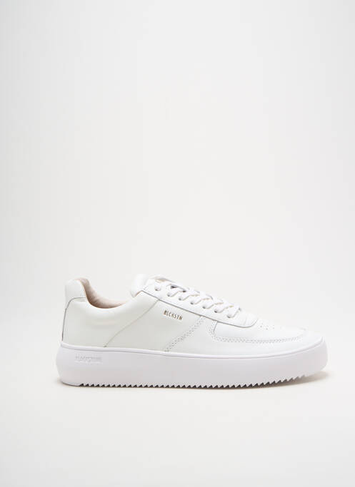 Baskets semelle amovible talon de 4 à 6cm blanc BLACKSTONE femme