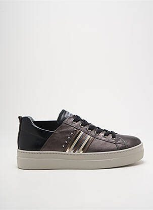 Baskets plateforme talon de 4 à 6cm gris NERO GIARDINI femme