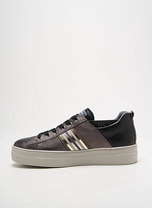 Baskets plateforme talon de 4 à 6cm gris NERO GIARDINI femme