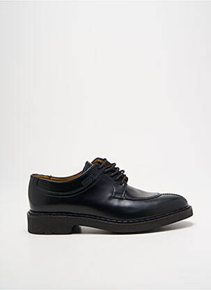 Derbies tissage satiné talon plat jusqu'à 3cm noir PELLET femme