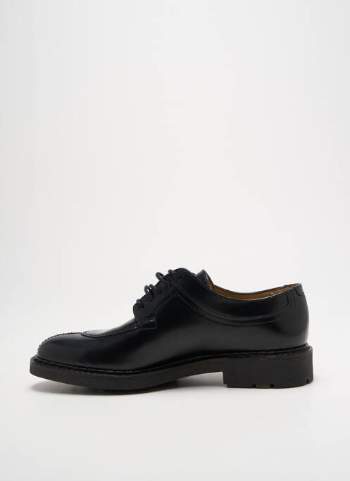 Derbies tissage satiné talon plat jusqu'à 3cm noir PELLET femme