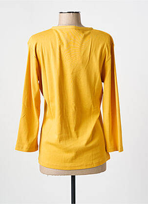T-shirt manches longues manches longues jaune GRIFFON femme