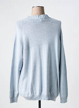 Pull coupe droite manches longues bleu TELMAIL femme