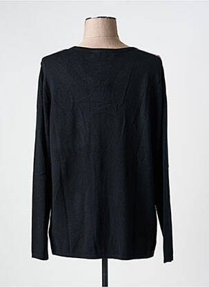 Top imprimé fantaisie manches longues noir TELMAIL femme