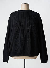 Pull resserrée sur le bas manches longues noir LOUIS VICTOR femme