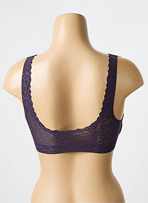 Soutien-gorge sans armature haut soutien-gorge moulé violet SLOGGI femme