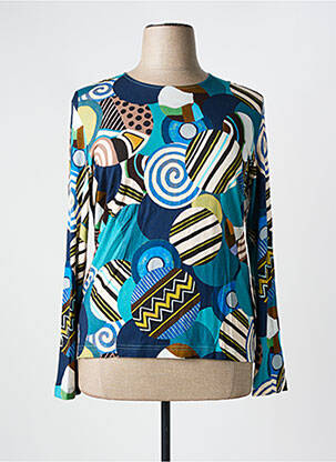 Top bleu GRIFFON pour femme