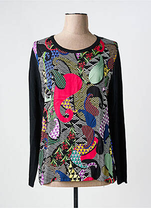 Top noir TELMAIL pour femme