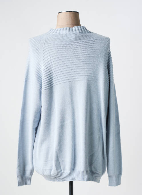 Pull col rond manches longues bleu TELMAIL femme