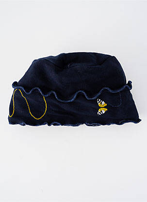 Bonnet stretch bleu BERTHE AUX GRANDS PIEDS femme