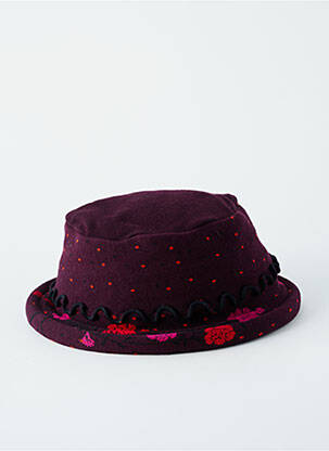 Chapeau violet BERTHE AUX GRANDS PIEDS pour femme