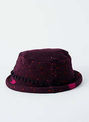 Chapeau violet BERTHE AUX GRANDS PIEDS pour femme seconde vue