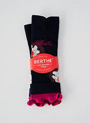 Mitaines noir BERTHE AUX GRANDS PIEDS pour femme seconde vue