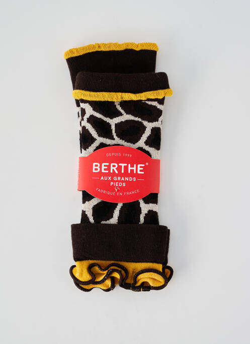 Mitaines noir BERTHE AUX GRANDS PIEDS pour femme